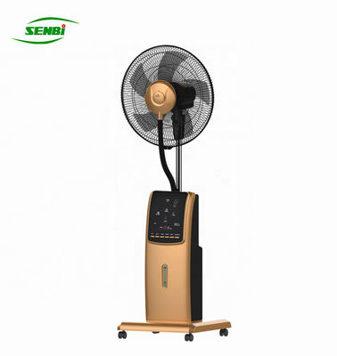 High Performance Mist Cooling Fan 16 Inch 3 Speed With 2.5L Water Tank